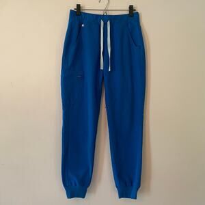 FIGS Royal Blue Zamora Jogger Scrub Pants Uniform Nurse Doctor Women size Small